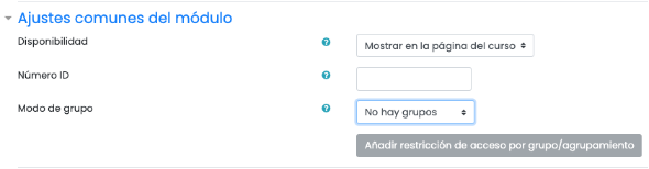 Configurar Calificación