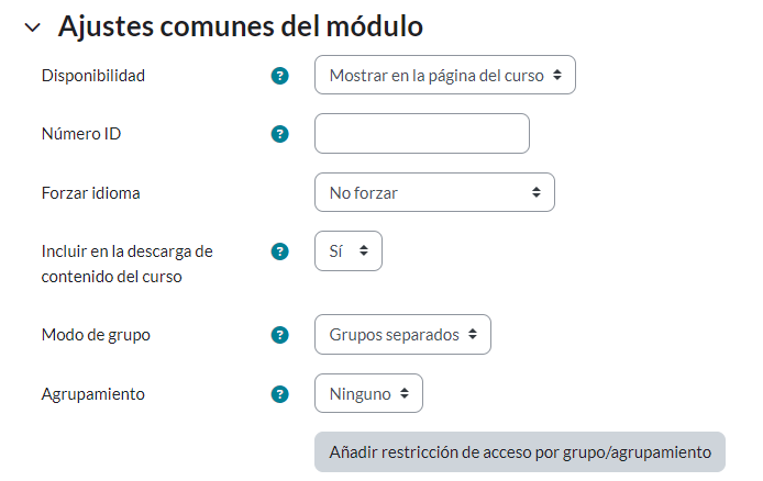 restrcciones de acceso