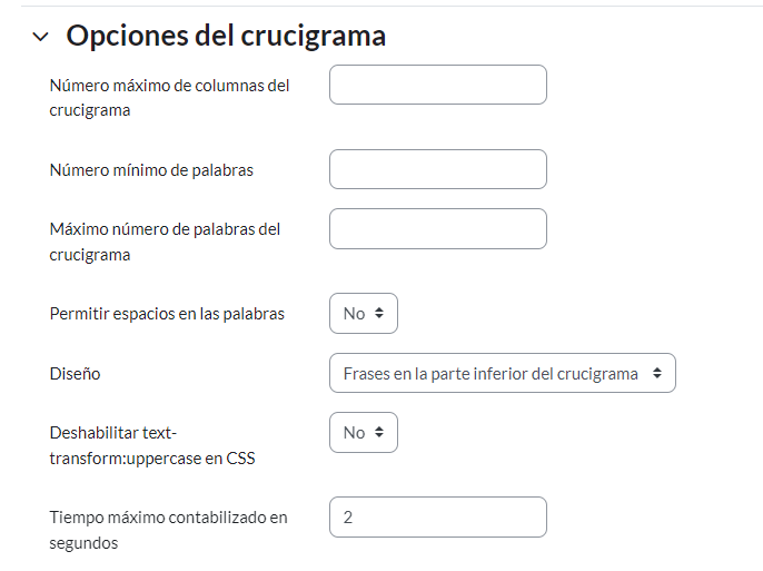 opciones para imagenes ocultas