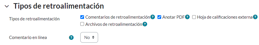 Tipos de retroalimentación