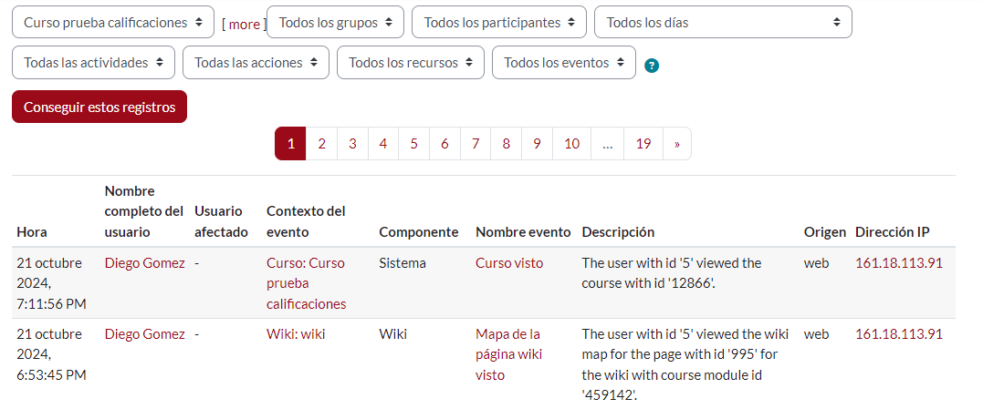 Informe de Registro.