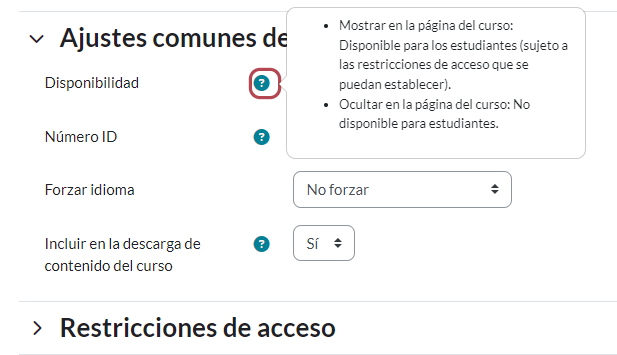 Restricciones de Acceso