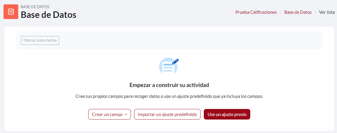 Editar Base de Datos