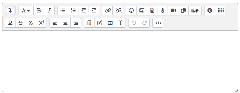 Caja de texto y Barra de herramientas HTML