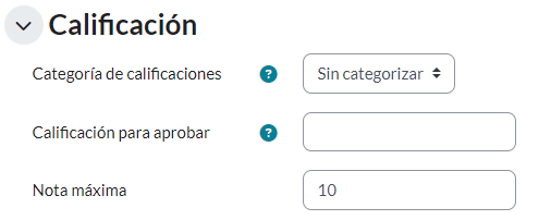 Calificación