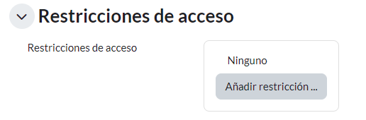 Restricciones de Acceso