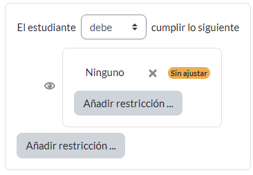 Restricción por conjunto de restricciones