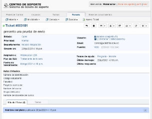 Asignaciones de tickets en mesa de ayuda 
